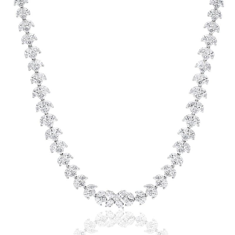 Manfredi Jewels Jewelry - Platinum 36.58 ct Diamond Necklace