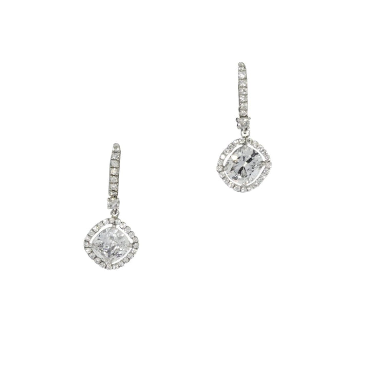 Manfredi Jewels Jewelry - Platinum Diamond 18K White Gold Earrings | Manfredi Jewels