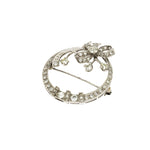 Manfredi Jewels Estate Jewelry - Platinum Diamond Brooch