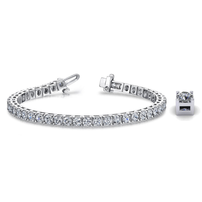 Manfredi Jewels Jewelry - Platinum Diamond Tennis Bracelet | Manfredi Jewels