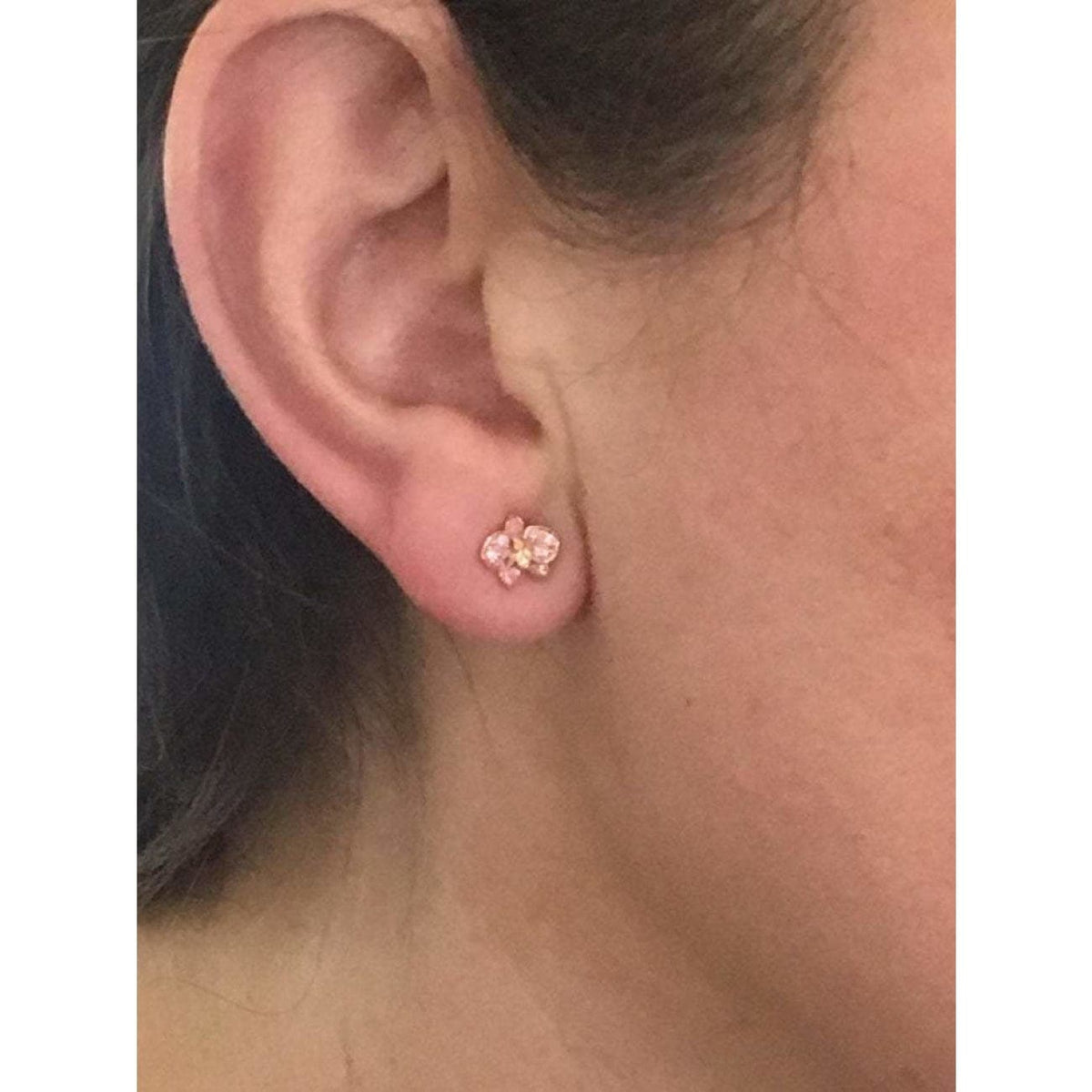 Manfredi Jewels - Rose Gold Caresse D’Orchidees Cartier Earrings | Manfredi Jewels