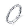 Manfredi Jewels Engagement - Round Cut 0.95 ct Platinum Diamond Eternity Band Ring