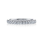 Manfredi Jewels Engagement - Round Cut 0.95 ct Platinum Diamond Eternity Band Ring