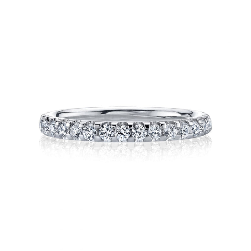 Manfredi Jewels Engagement - Round Cut 0.95 ct Platinum Diamond Eternity Band Ring