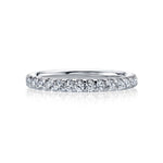 Manfredi Jewels Eternity Bands - Round Cut 0.97 ct Platinum Diamond Band Ring