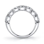 Manfredi Jewels Eternity Bands - Round Cut 1.53 ct Platinum Diamond Band Ring