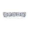 Manfredi Jewels Eternity Bands - Round Cut 1.53 ct Platinum Diamond Band Ring