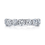 Manfredi Jewels Eternity Bands - Round Cut 1.53 ct Platinum Diamond Band Ring