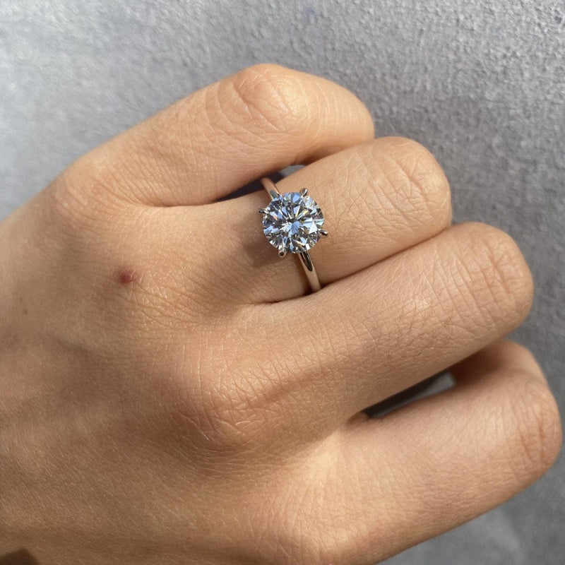 Manfredi Jewels Engagement - Round Cut 2.03 ct Diamond Ring