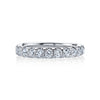 Manfredi Jewels Engagement - Round Cut 2.0ct Platinum Diamond Eternity Band Ring