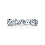 Manfredi Jewels Engagement - Round Cut 2.12 ct Platinum Diamond Eternity Band Ring