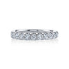 Manfredi Jewels Eternity Bands - Round Cut 3.08ct Platinum Diamond Band Ring