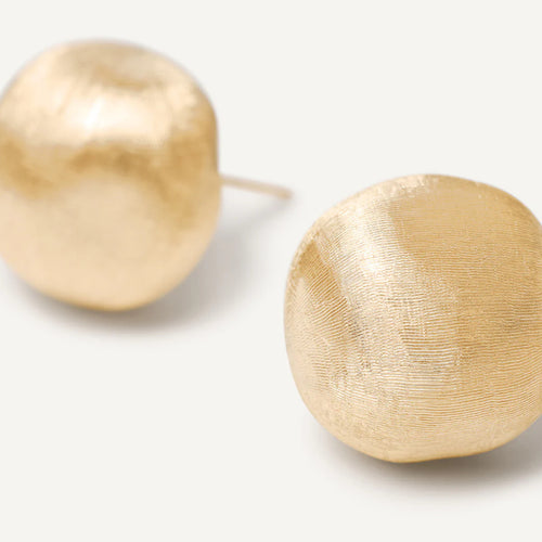 Marco Bicego Jewelry - Africa 18K Yellow Gold Large Stud Earrings | Manfredi Jewels