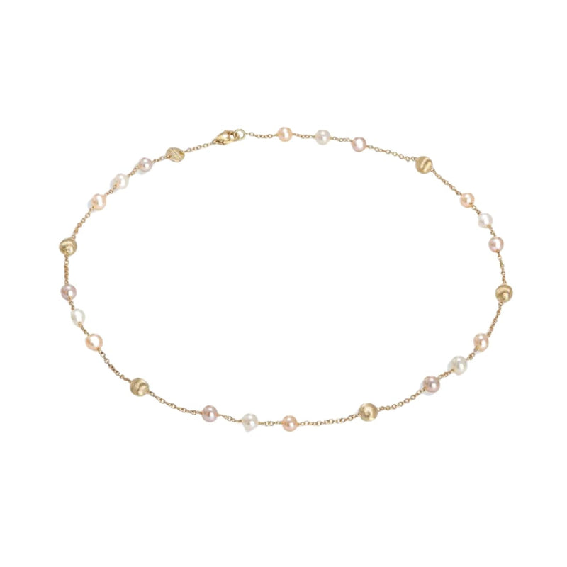Marco Bicego Jewelry - Africa Pearl 18K Yellow Gold & Pearl Short Necklace | Manfredi Jewels