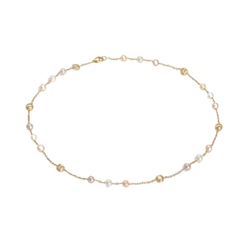 Marco Bicego Jewelry - Africa Pearl 18K Yellow Gold & Short Necklace | Manfredi Jewels