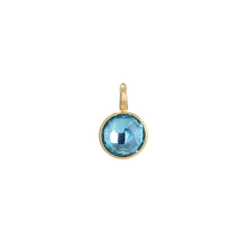 Marco Bicego Jewelry - Blue Topaz Jaipur 18Kt Yellow Gold Sky Pendant | Manfredi Jewels