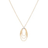 Marrakech Onde 18K Yellow Gold & Diamond Concentric Small Pendant Necklace
