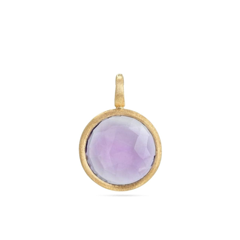 Marco Bicego Jewelry - Jaipur 18K Yellow Gold Amethyst Medium Stackable Pendant | Manfredi Jewels