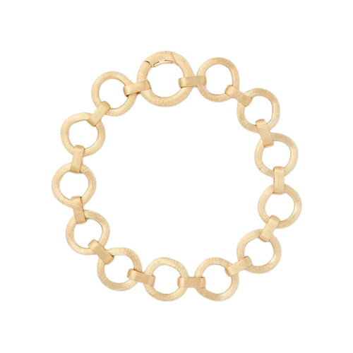 Marco Bicego Jewelry - Jaipur 18K Yellow Gold Flat Link Bracelet | Manfredi Jewels