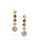 Marco Bicego Jewelry - Jaipur Color 18K Yellow Gold Mixed Gemstone Drop Earrings | Manfredi Jewels
