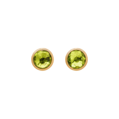 Marco Bicego Jewelry - Jaipur Color 18K Yellow Gold Peridot Stud Earrings | Manfredi Jewels