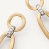 Marco Bicego Jewelry - Jaipur Link 18K Yellow & White Gold Mixed Link Diamond Drop Earrings | Manfredi Jewels