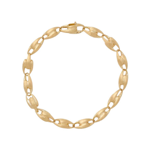Lucia Collection 18K Yellow Gold Small Link Bracelet