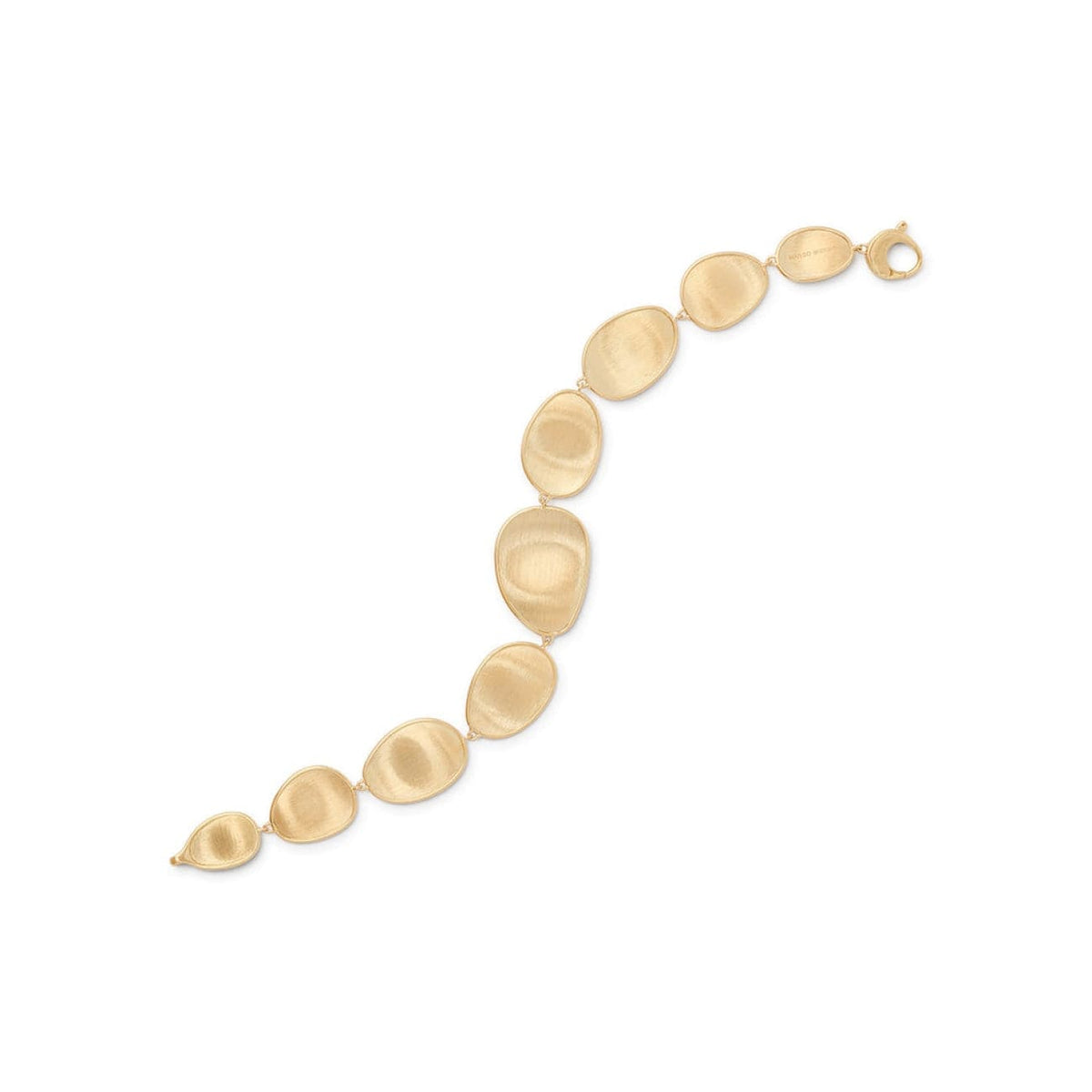 Marco Bicego Jewelry - Lunaria 18K Yellow Gold Graduated Medium Bracelet | Manfredi Jewels