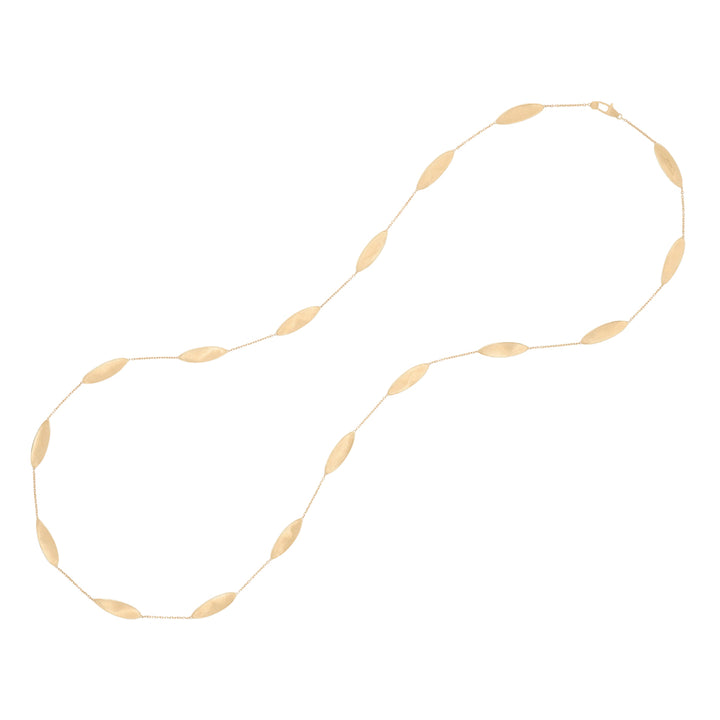 Marco Bicego Jewelry - Lunaria 18K Yellow Gold Station Long Necklace | Manfredi Jewels