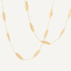 Marco Bicego Jewelry - Lunaria 18K Yellow Gold Station Long Necklace | Manfredi Jewels