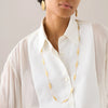 Marco Bicego Jewelry - Lunaria 18K Yellow Gold Station Long Necklace | Manfredi Jewels