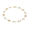 Marco Bicego Jewelry - Lunaria 18K Yellow Gold White Mother of Pearl Short Necklace | Manfredi Jewels