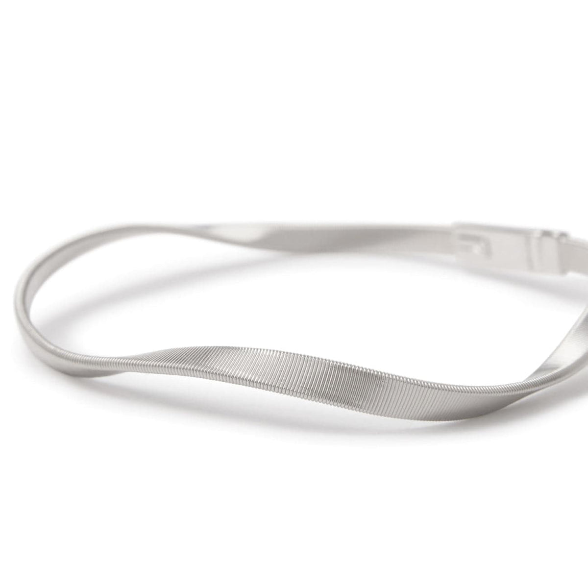 Marco Bicego Jewelry - Marrakech 18K White Gold Bangle Bracelet | Manfredi Jewels