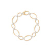 Marco Bicego Jewelry - Marrakech 18K Yellow Gold Flat Link Diamond Bracelet | Manfredi Jewels