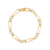 Marco Bicego Jewelry - Marrakech 18K Yellow Gold Twisted Coil Diamond Link Bracelet | Manfredi Jewels