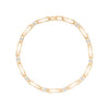 Marco Bicego Jewelry - Marrakech 18K Yellow Gold Twisted Double Coil Diamond Link Necklace | Manfredi Jewels