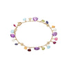 Marco Bicego Jewelry - Paradise 18K Yellow Gold Amethyst & Mixed Gemstone Bracelet | Manfredi Jewels