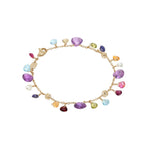 Marco Bicego Jewelry - Paradise 18K Yellow Gold Amethyst & Mixed Gemstone Bracelet | Manfredi Jewels