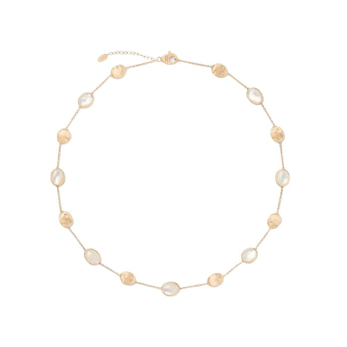 Marco Bicego Jewelry - Siviglia 18K Yellow Gold & Mother of Pearl Short Necklace | Manfredi Jewels