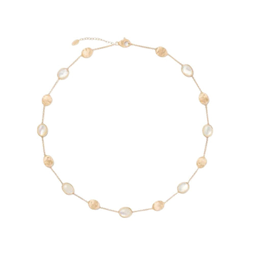 Marco Bicego Jewelry - Siviglia 18K Yellow Gold & Mother of Pearl Necklace | Manfredi Jewels