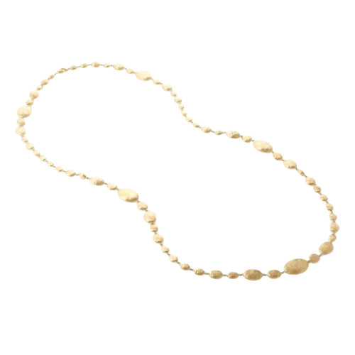 Marco Bicego Jewelry - Siviglia 18K Yellow Gold Sivgila Long Degrade Necklace | Manfredi Jewels