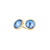Marco Bicego Jewelry - Topaz Petite Stud 18K Yellow Gold And Blue Earrings | Manfredi Jewels