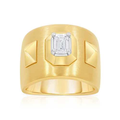 Mariani Jewelry - Augusta 18K Yellow Gold Diamond Ring | Manfredi Jewels
