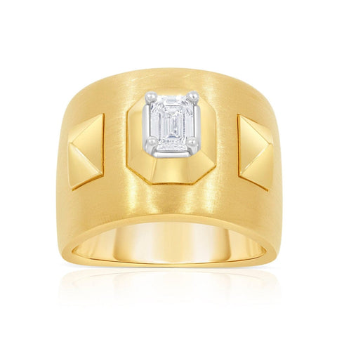 Augusta 18K Yellow Gold Diamond Ring