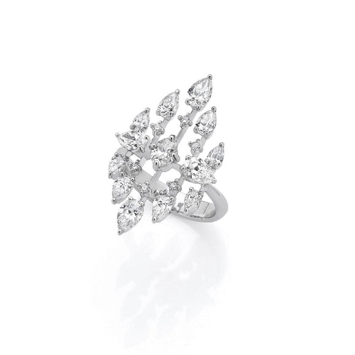 Mariani Jewelry - Diamond 18k White Gold Ring | Manfredi Jewels