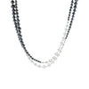 Mariani Jewelry - Sautoir Black And White Diamond 18K Gold Necklace | Manfredi Jewels
