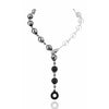 Mariani Jewelry - South Sea And Tahitian Pearls 18K White Gold Diamond Necklace | Manfredi Jewels