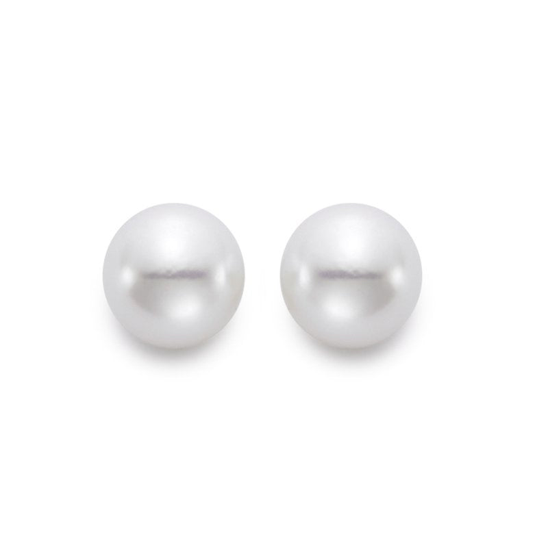 Mastoloni Jewelry - Akoya Pearl 14K Yellow Gold Stud 6-6.5mm A Earrrings | Manfredi Jewels