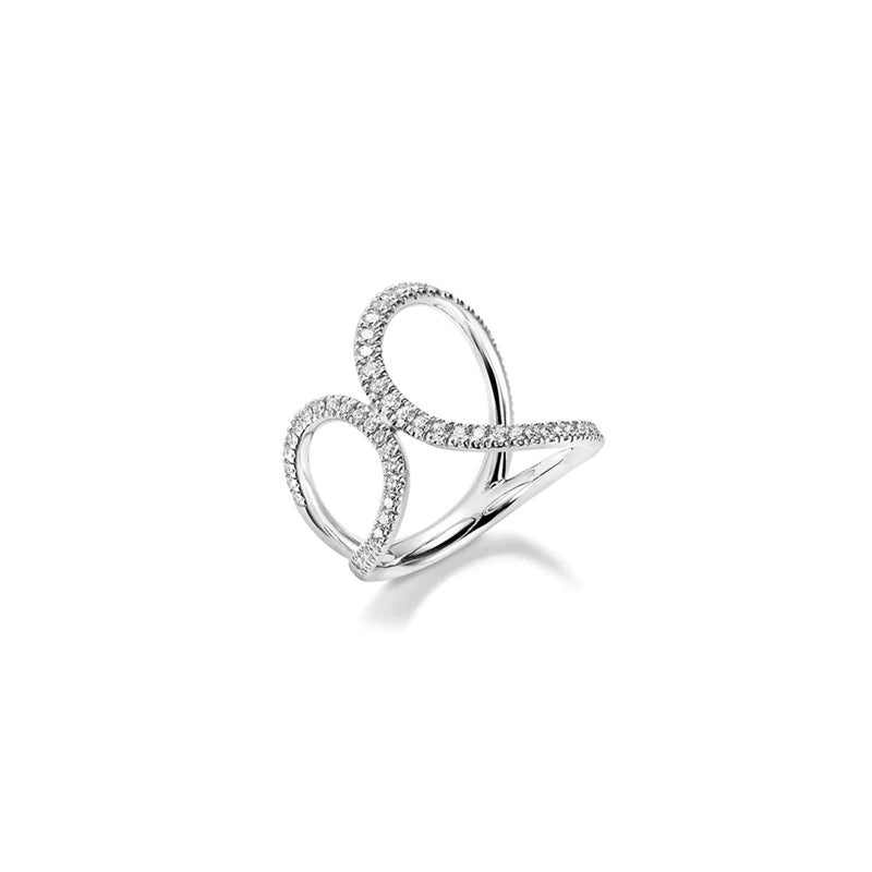 Mattioli Jewelry - Chips 18K White Gold Diamond Ring | Manfredi Jewels