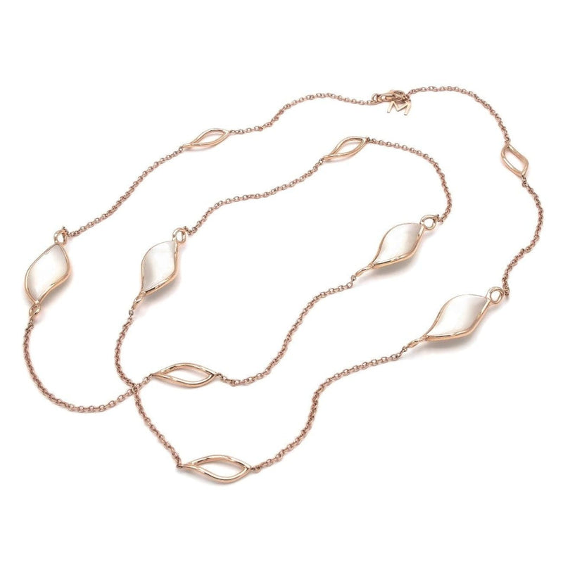 Mattioli Jewelry - Navettes Sautoir 18K Rose Gold Necklace | Manfredi Jewels